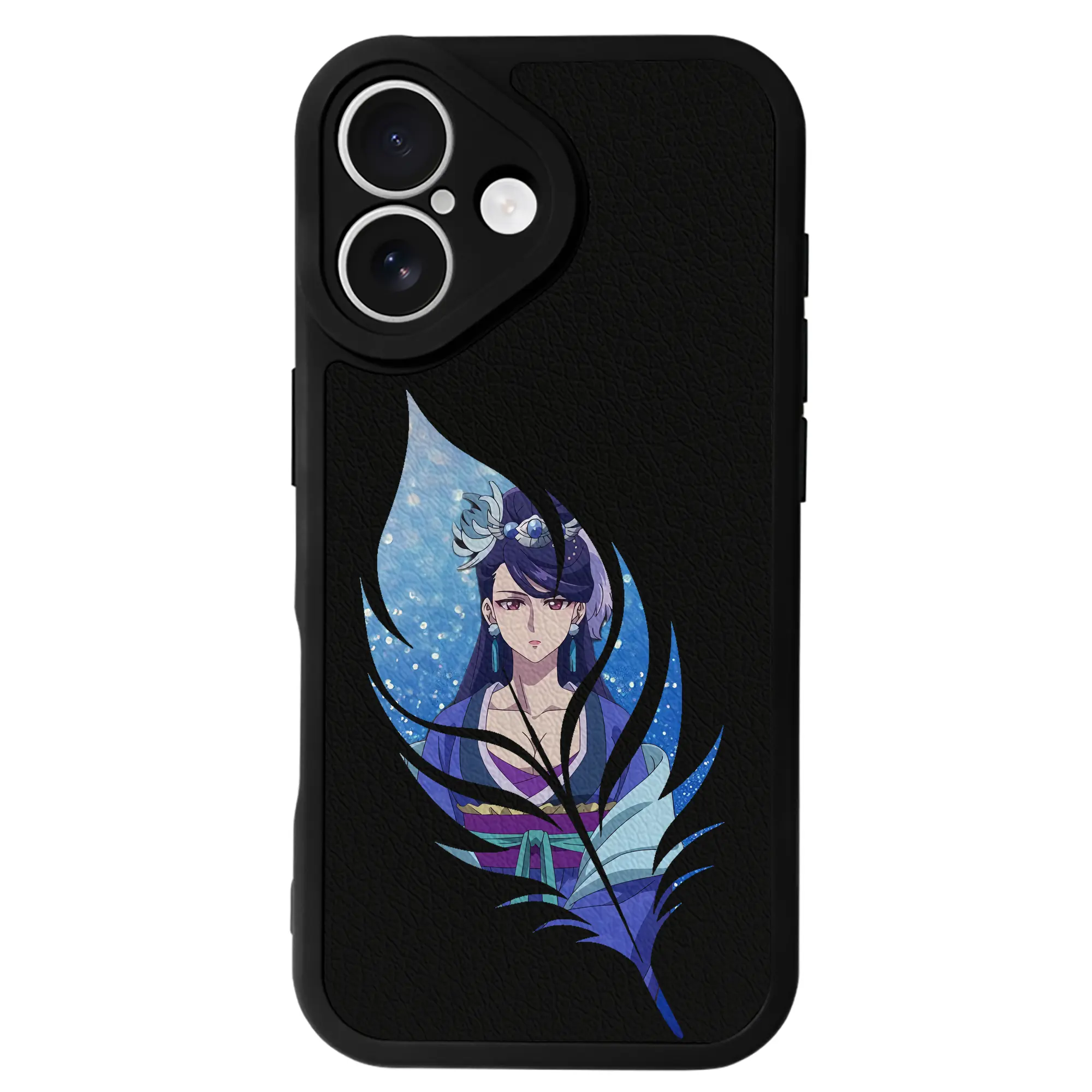 薬屋のひとりごと グッズ,梨花妃 - IPhone 16シリーズ対応 ・ シリコンスマホケース ・ レザー調 ・ 高精度フィット ・ 耐衝撃 ・ ワイヤレス充電対応 ・ 精密カット